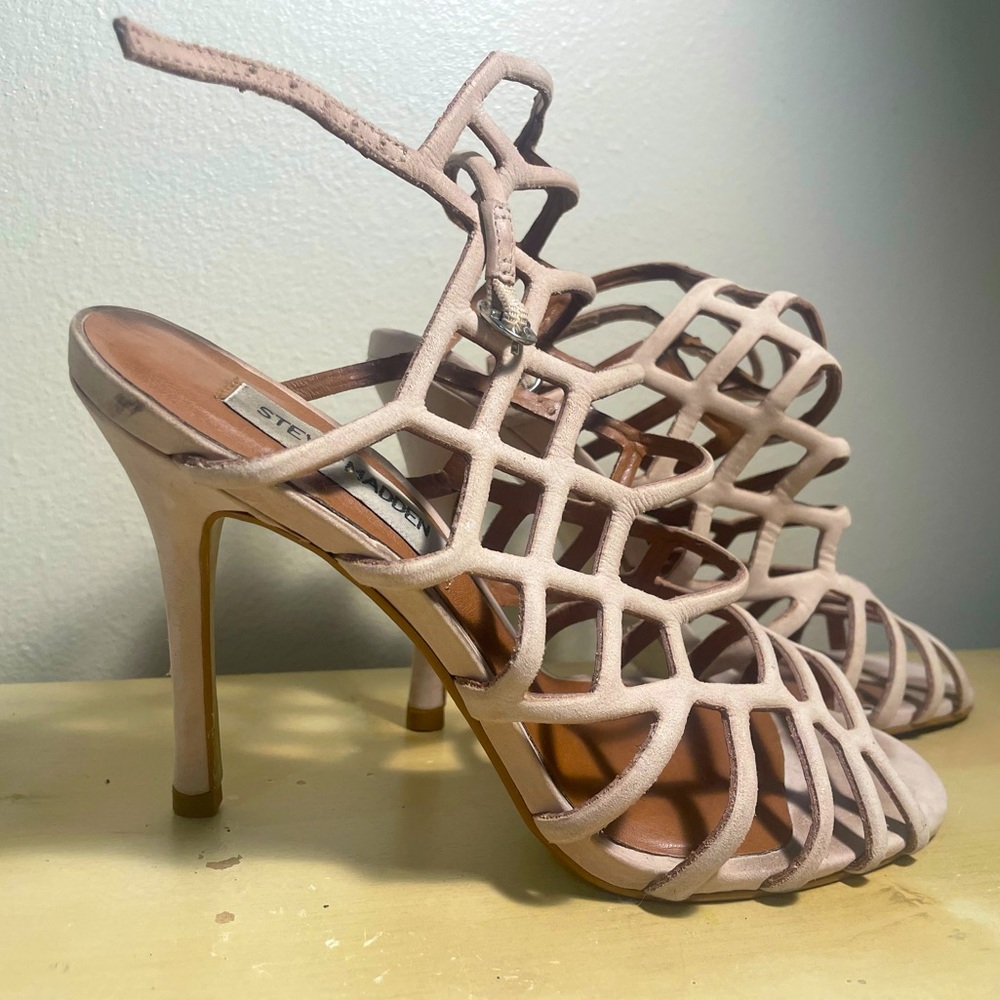 Steve Madden net high heels size 6 1/2